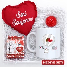 E-Hediyeci I Love You - Only You Hediye Kutusu - Sevgiliye Hediye Kutusu (Doğum Günü Hediyesi, Romantik Hediye Seti, Seni Seviyorum Hediyesi - S Serisi