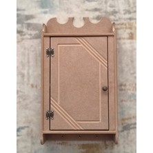 Feyza Design Çok Amaçlı Ham Mdf Baharatlık ve Duvar Rafı 56×35×10