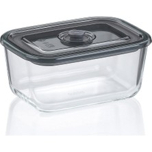 Feyza Design Pratik Dikdörtgen Cam Saklama Kabı 0,75 L, Güvenle Tazelik Korur