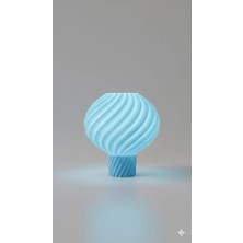 Rivon Desing Gonza Spiral Tek Renk Abajur