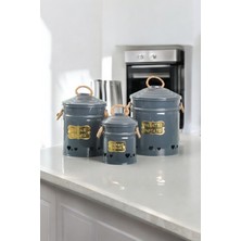 Feyza Design 3 Boy Patates, Soğan ve Sarımsak Saklama Kovası, Dayanıklı Malzeme