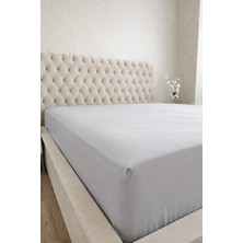 Elovias %100 Pamuk Penye Lastikli Çarşaf - 160 x 200 Çift Kişilik