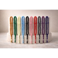 40 Adet Karışık Renk 8 mm Hediyelik Namaz Tesbihi (Zikir) Hediyelik Tesbih