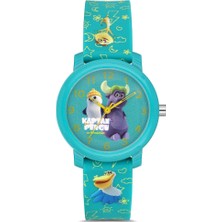 David Guner Davıd Guner Kaptan Pengu Çocuk Saati - Yeşil - DG-8683LA-ZJ10