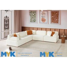 MYK Hediye ve Sanat Atölyesi  LEGO Tasarım Köşe Koltuk Takımı  3x3 M Geniş, Modüler ve Modern Konfor