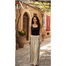 Fibula Bohem Otantik ve Mistik Işlemeli Standart Beden Kapama Şalvar Pamuk Pantolon 36-46 Bedenler Arası Olurbedenlerarasi