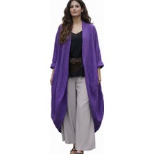 Eren Style Bohomiyan  Italyan Cepli Keten Kaftan & Kap (110.CM)