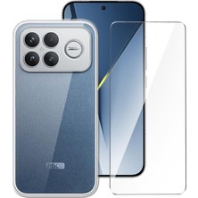 Teleplus Xiaomi Poco F8 Ultra Kılıf Tpu Kamera Korumalı Silikon ve Nano Ekran Koruyucu