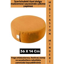 Wintoup #meditasyonminderi Ultra Konforlu Rahat Outdoor Kamp Yoga Stüdyosu Meditasyon Minderi 36 x 14 cm