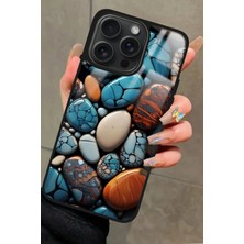 Snacase  Apple iPhone 11 Pro Max Uyumlu Renkli Taş Tasarımlı Parlak Silikon Kılıf