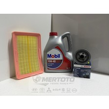 Mobil Hyundai Accent 1.5 Benzinli ( 95-00 ) 10W-40 Yağ - Hava- Polen Bakım Seti