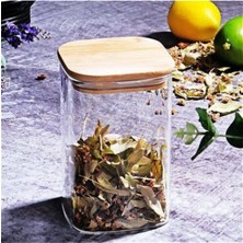 Feyza Design Şık 700 ml Borosilikat Cam Kavanoz Seti (3'lü)