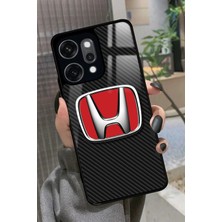 Snacase Oppo Reno 14 Pro Uyumlu Araba Logosu Tasarımlı Parlak Silikon Kılıf