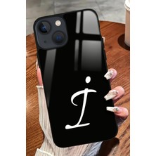 Snacase  Apple iPhone 13 Uyumlu I Harfi Yazılı Parlak Silikon Kılıf