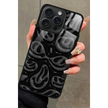 Snacase  Apple iPhone 12 Pro Max Uyumlu Smile Tasarımlı Parlak Silikon Kılıf