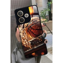 Snacase Oppo A5 Pro Uyumlu Basketbol Tasarımlı Parlak Silikon Kılıf