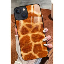Snacase  Apple iPhone 13 Uyumlu Sarı Leopar Tasarımlı Parlak Silikon Kılıf