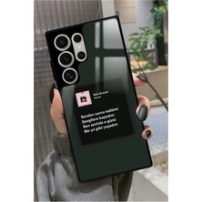 Snacase  Samsung Galaxy S24 Ultra Uyumlu Nilüfer Şarkı Sözü Tasarımlı Parlak Silikon Kılıf