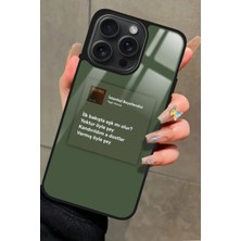 Snacase  Apple iPhone 13 Pro Max Uyumlu Şarkı Sözü Tasarımlı Parlak Silikon Kılıf