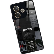 Snacase Oppo A5 Pro Uyumlu Gym Tasarımlı Parlak Silikon Kılıf