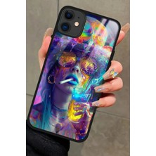 Snacase  Apple iPhone 12 Uyumlu Tablo Tasarımlı Parlak Silikon Kılıf