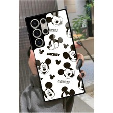Snacase  Samsung Galaxy S24 Ultra Uyumlu Mıckey Donald Tasarımlı Parlak Silikon Kılıf