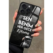 Snacase  Apple iPhone 13 Pro Uyumlu Taraftar Sözü Yazılı Parlak Silikon Kılıf