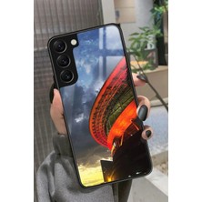 Snacase  Samsung Galaxy S22 Uyumlu Stadyum Tasarımlı Glossy Silikon Kılıf