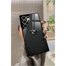 Snacase  Samsung Galaxy S23 Ultra Uyumlu Araba Logosu Tasarımlı Parlak Silikon Kılıf