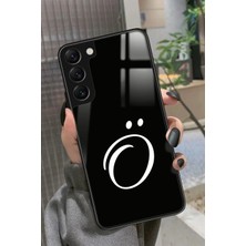Snacase  Samsung Galaxy S22 Uyumlu O Harfi Yazılı Parlak Silikon Kılıf