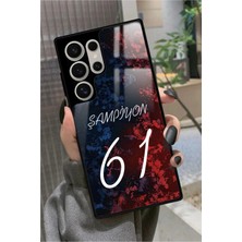 Snacase  Samsung Galaxy S24 Ultra Uyumlu Şampiyon 61 Yazılı Glossy Silikon Kılıf