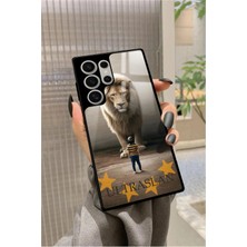 Snacase  Samsung Galaxy S23 Ultra Uyumlu Aslan Tasarımlı Parlak Silikon Kılıf