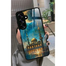 Snacase  Samsung Galaxy S24 Fe Uyumlu Cami Tasarımlı Parlak Silikon Kılıf