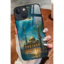 Snacase  Apple iPhone 13 Uyumlu Cami Tasarımlı Parlak Silikon Kılıf