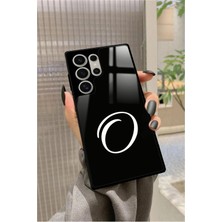 Snacase  Samsung Galaxy S23 Ultra Uyumlu O Harfi Yazılı Parlak Silikon Kılıf