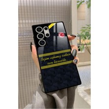 Snacase  Samsung Galaxy S23 Ultra Uyumlu Söz Yazılı Glossy Silikon Kılıf