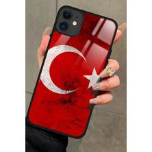 Snacase  Apple iPhone 11 Uyumlu Türk Bayrağı Tasarımlı Parlak Silikon Kılıf