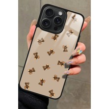 Snacase  Apple iPhone 14 Pro Max Uyumlu Ayıcık Tasarımlı Parlak Silikon Kılıf