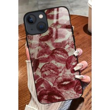 Snacase  Apple iPhone 13 Uyumlu Dudak Tasarımlı Parlak Silikon Kılıf
