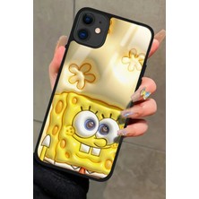 Snacase  Apple iPhone 11 Uyumlu Sunger Bob Tasarımlı Parlak Silikon Kılıf