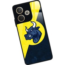 Snacase Oppo A5 Pro Uyumlu Boğa Tasarımlı Parlak Silikon Kılıf