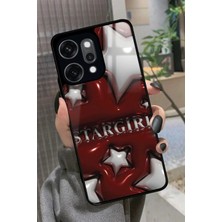 Snacase Oppo Reno 14 Pro Uyumlu Star Girl Tasarımlı Parlak Silikon Kılıf