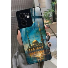 Snacase Oppo Reno 13F Uyumlu Cami Tasarımlı Parlak Silikon Kılıf