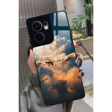 Snacase Oppo Reno 13F Uyumlu Tablo Tasarımlı Glossy Silikon Kılıf
