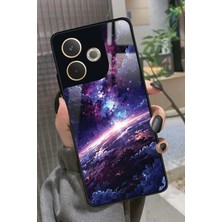 Snacase Oppo A5 Pro Uyumlu Soyut Sanat Tasarımlı Parlak Silikon Kılıf