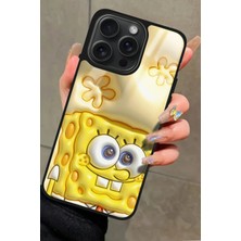 Snacase  Apple iPhone 11 Pro Uyumlu Sunger Bob Tasarımlı Parlak Silikon Kılıf