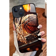 Snacase  Apple iPhone 14 Uyumlu Basketbol Tasarımlı Parlak Silikon Kılıf
