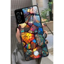 Snacase Reeder S19 Max Pro S Uyumlu Renkli Taş Tasarımlı Parlak Silikon Kılıf