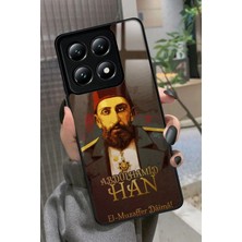 Snacase  Xiaomi Mi 14T Pro Uyumlu Abdülhamid Han Tasarımlı Parlak Silikon Kılıf