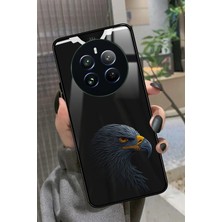 Snacase Realme 12 Uyumlu Kartal Tasarımlı Parlak Silikon Kılıf